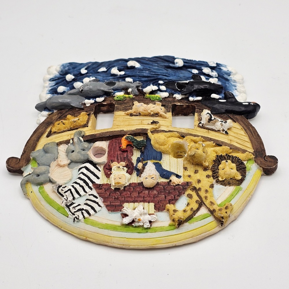 Vintage 1996 Ranger International Noah's Ark 3D Resin Light Switch Cover Nursery - Picture 3 of 4